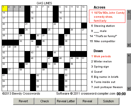 bawdy crossword