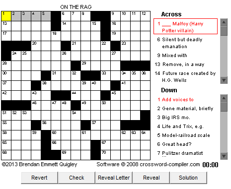 bawdy crossword