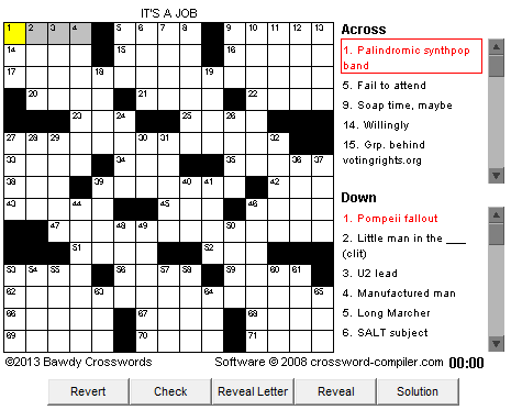 bawdy crossword