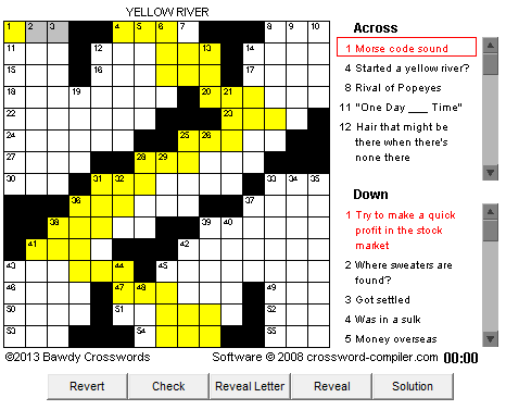 bawdy crossword