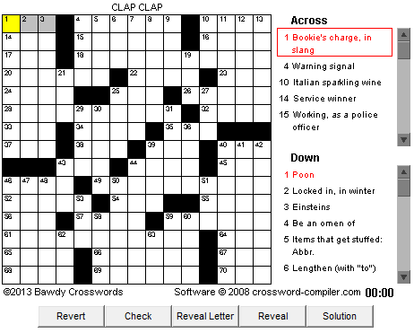 bawdy crossword